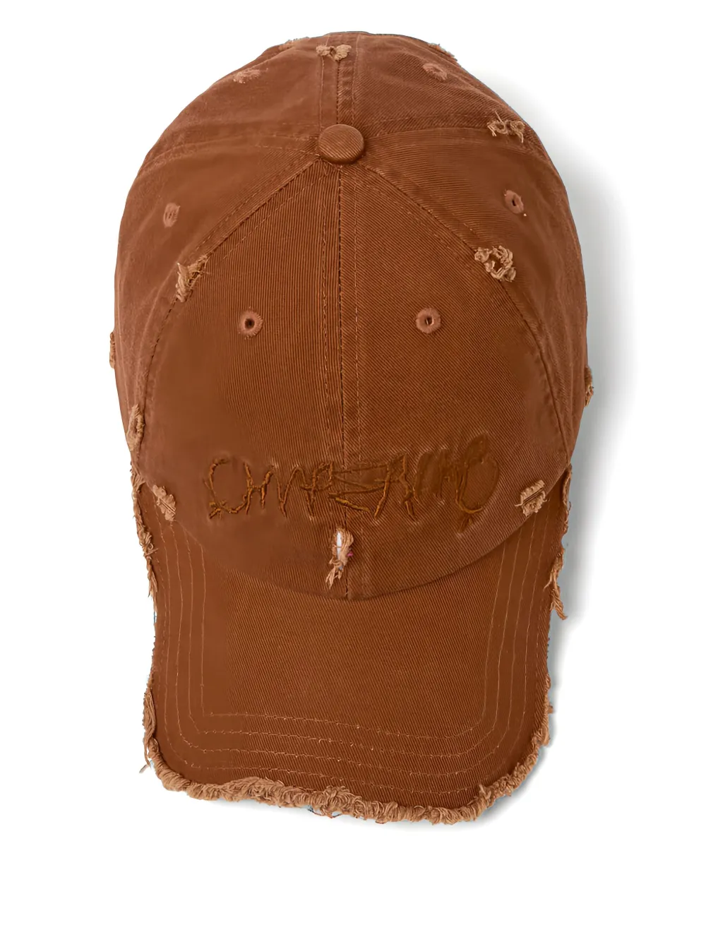 Camperlab Logo-embroidered Cap In Brown