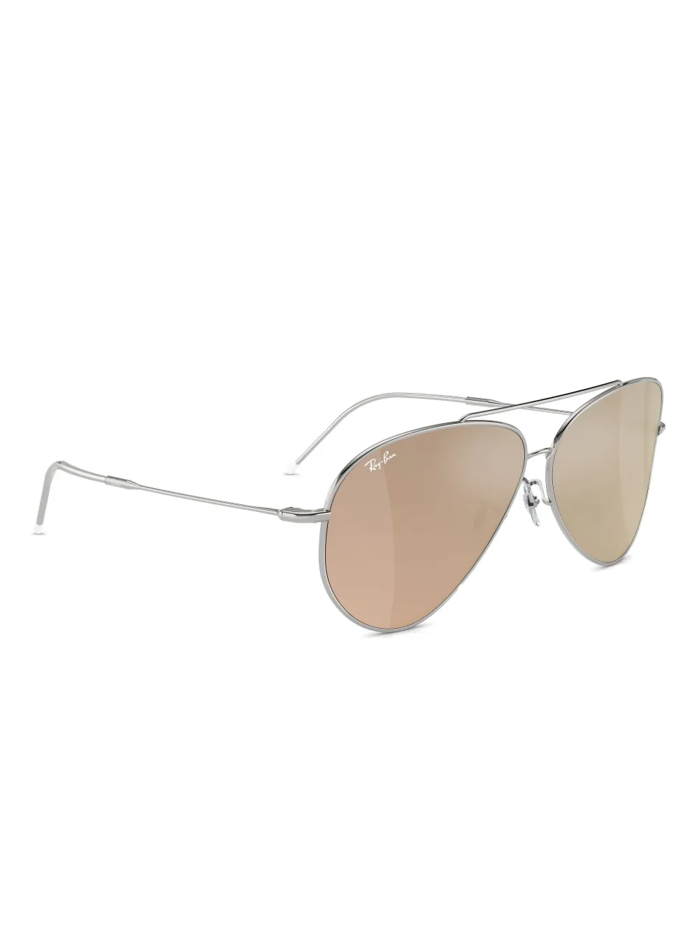 Ray-Ban Zonnebril met piloten montuur Grijs
