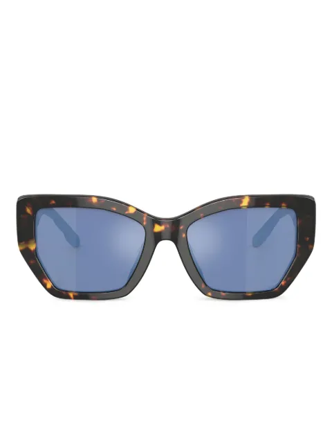 Tory Burch Óculos de sol com placa de logo
