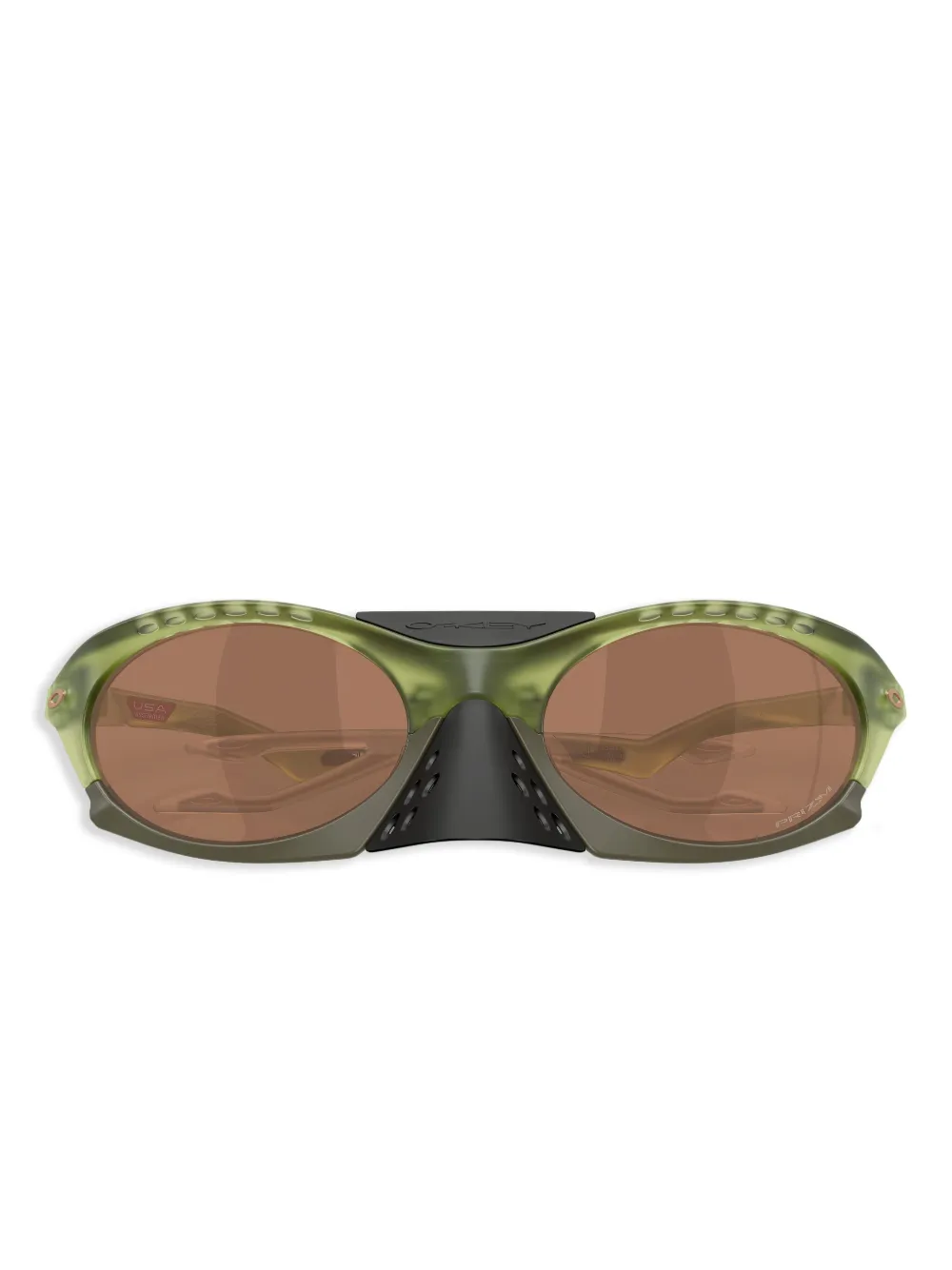 Oakley oval-frame Sunglasses | Green | FARFETCH display picture 2