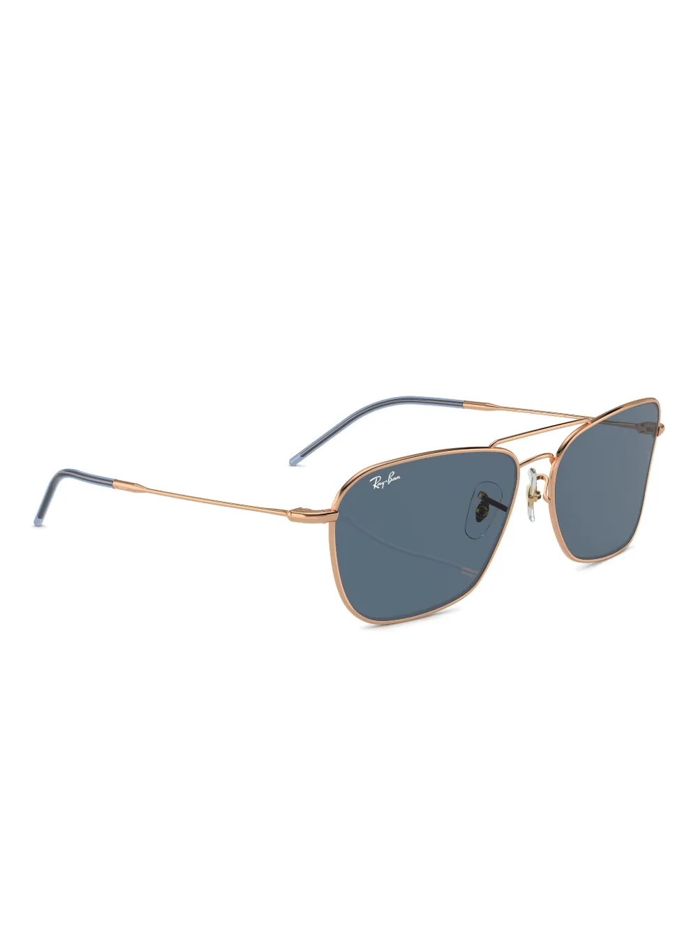  Ray-ban Caravan Reverse Sunglasses - Gold 
