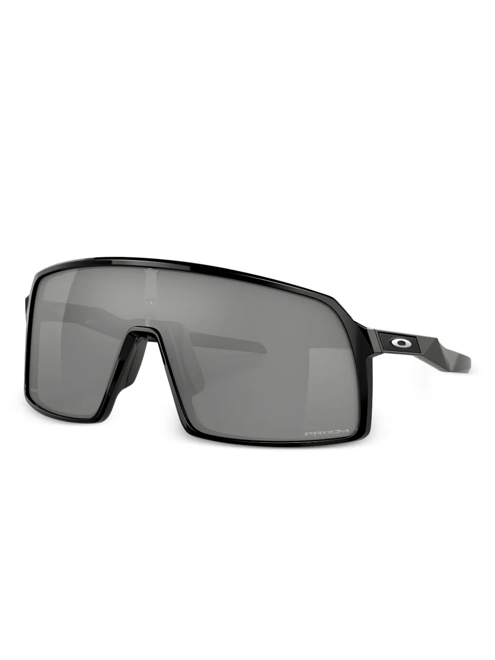 Oakley Zonnebril met schild montuur Zwart