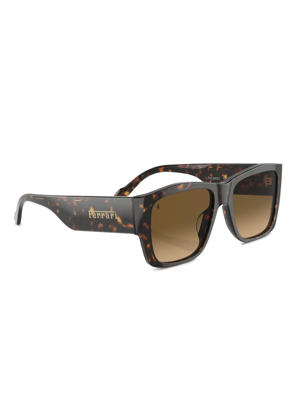 Ferrari Square-frame Sunglasses In Brown