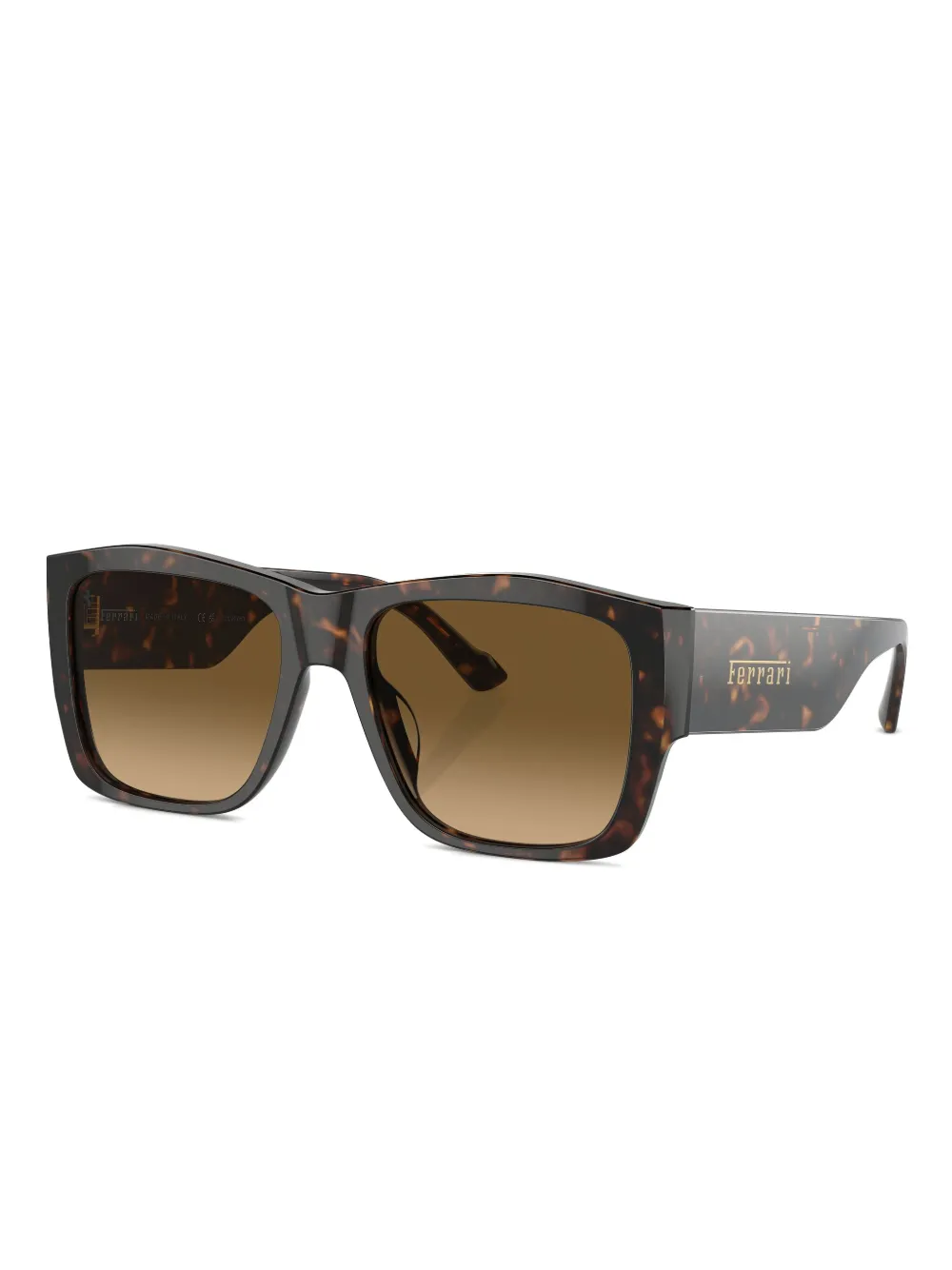 Ferrari Square-frame Sunglasses In Brown