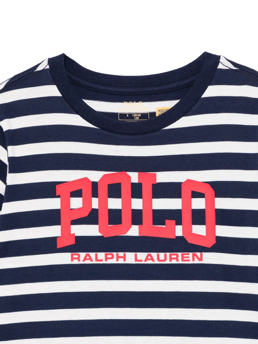 POLO RALPH LAUREN KIDS Gestreept T-shirt Blauw