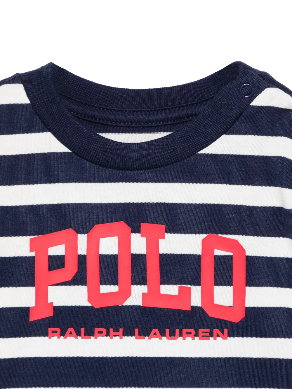 POLO RALPH LAUREN KIDS Gestreept T-shirt Blauw