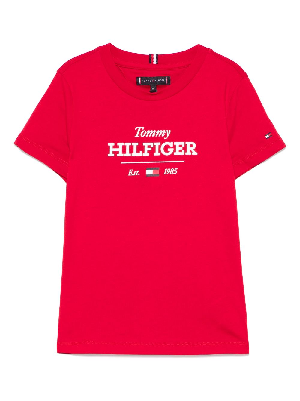 Tommy Hilfiger Junior logo-print T-shirt - Red