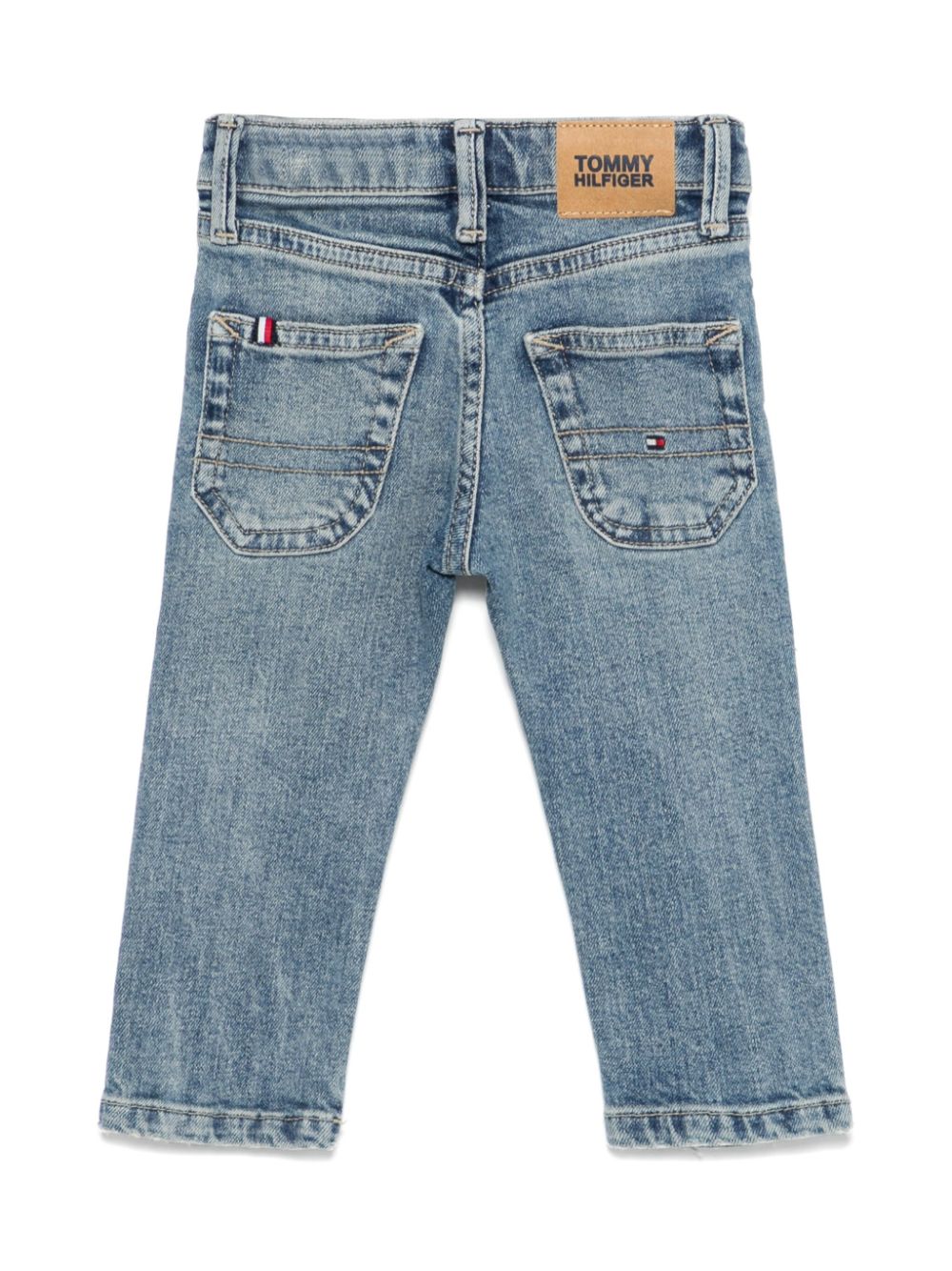 Tommy Hilfiger Junior Straight jeans - Blauw