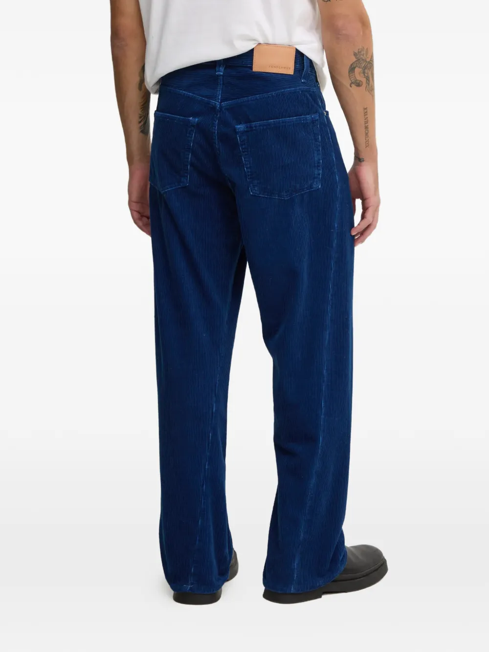 Sunflower Broek met ribfluwelen textuur Blauw