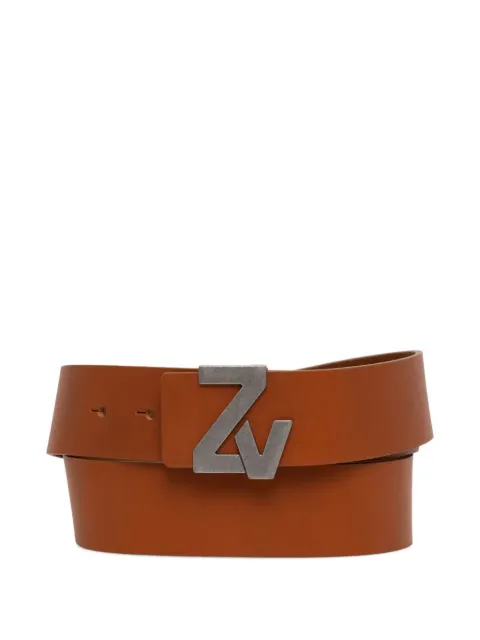 Zadig&Voltaire logo-buckle leather belt