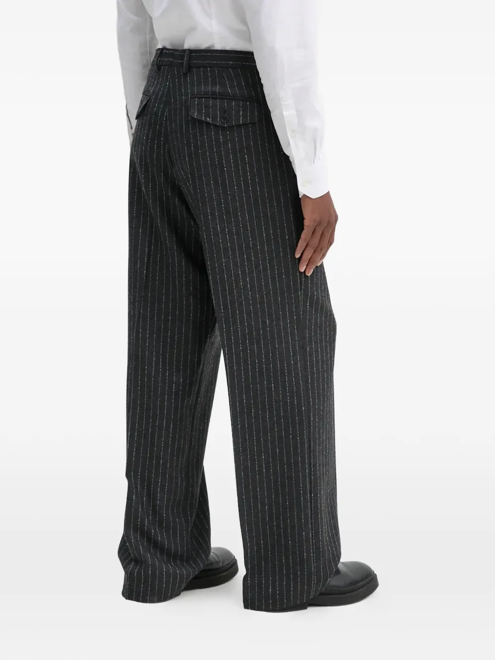  Sunflower Pinstriped Trousers - Grey 