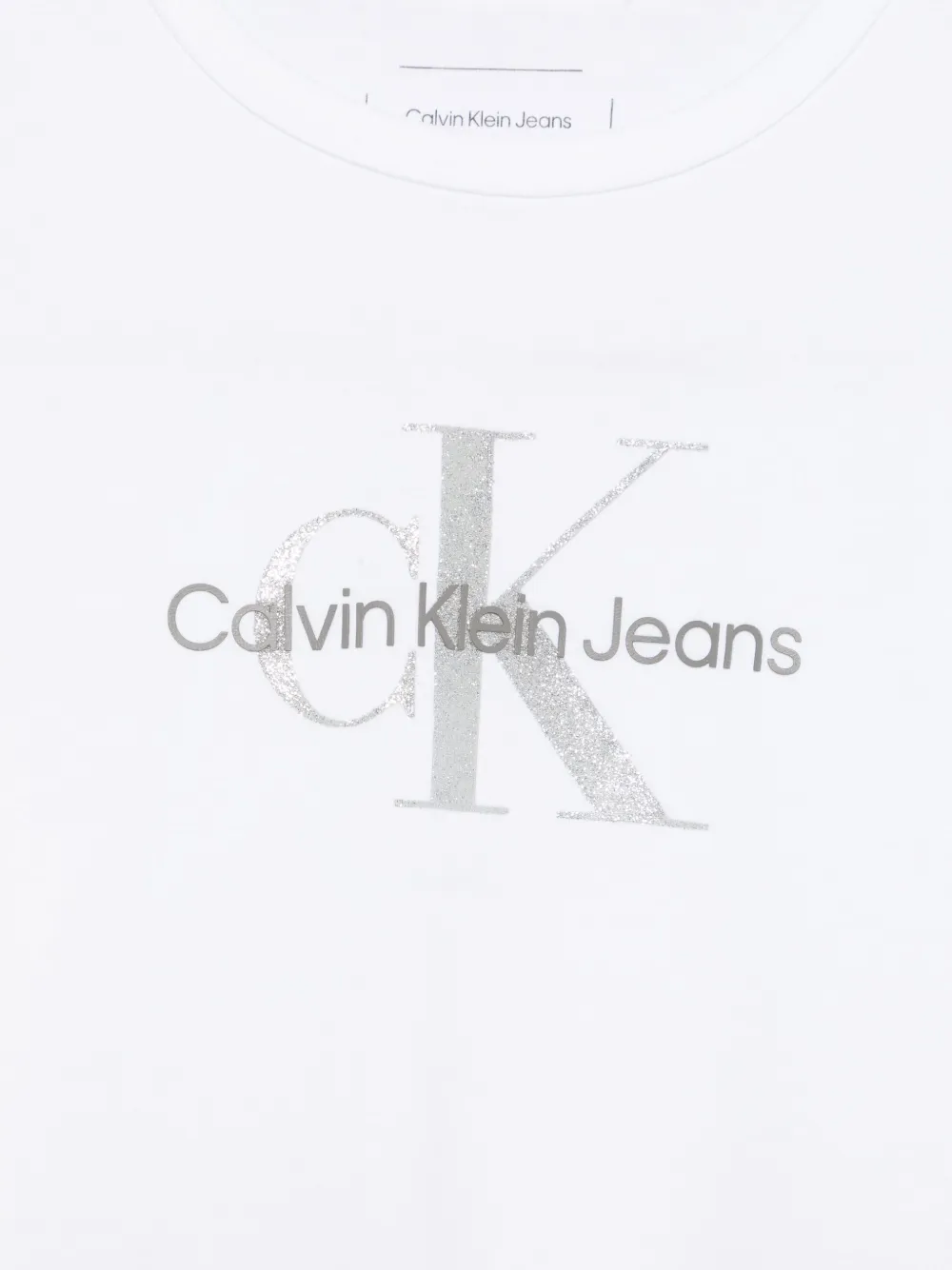 Calvin Klein Kids Katoenen T-shirt Wit