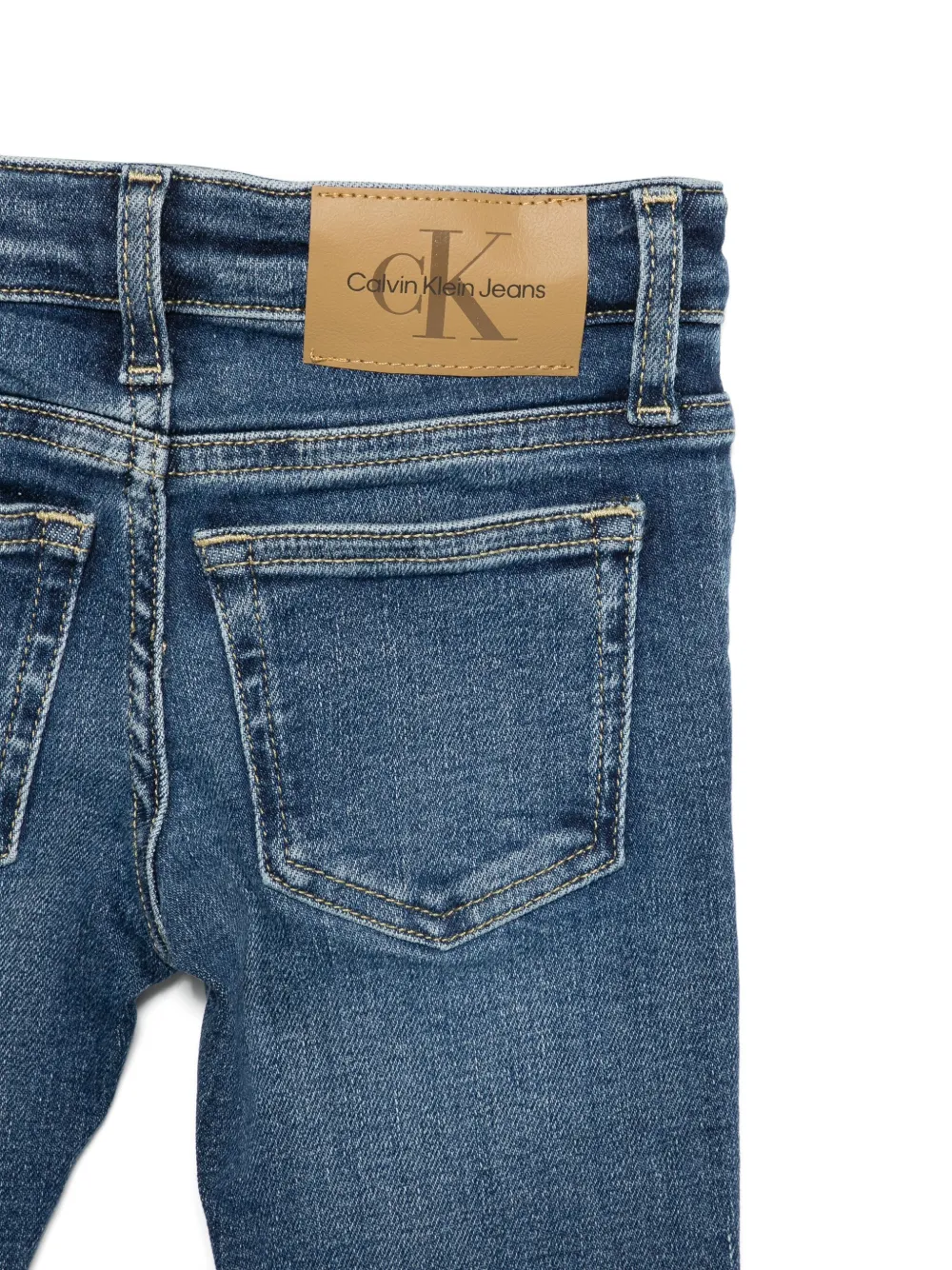 Calvin Klein Kids Flared jeans Blauw