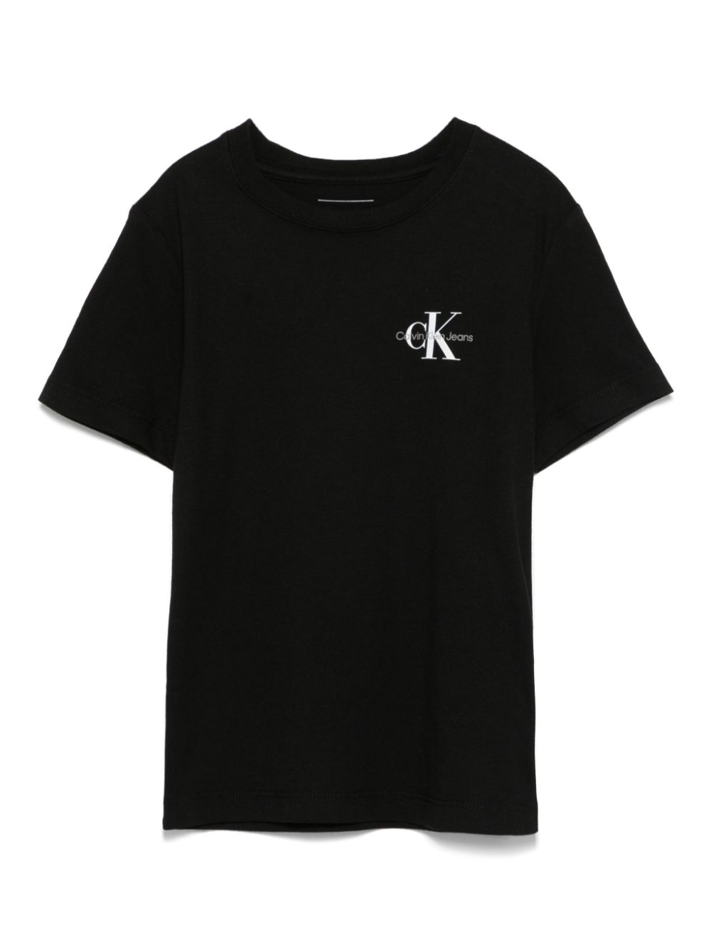 Calvin Klein Kids logo-print T-shirt - Black