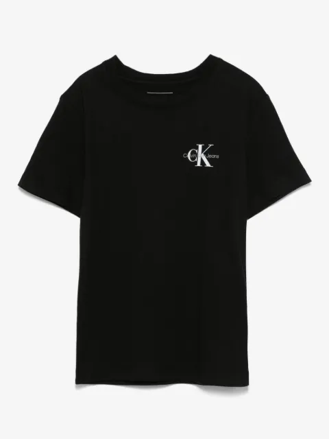 Calvin Klein Kids playera con logo estampado