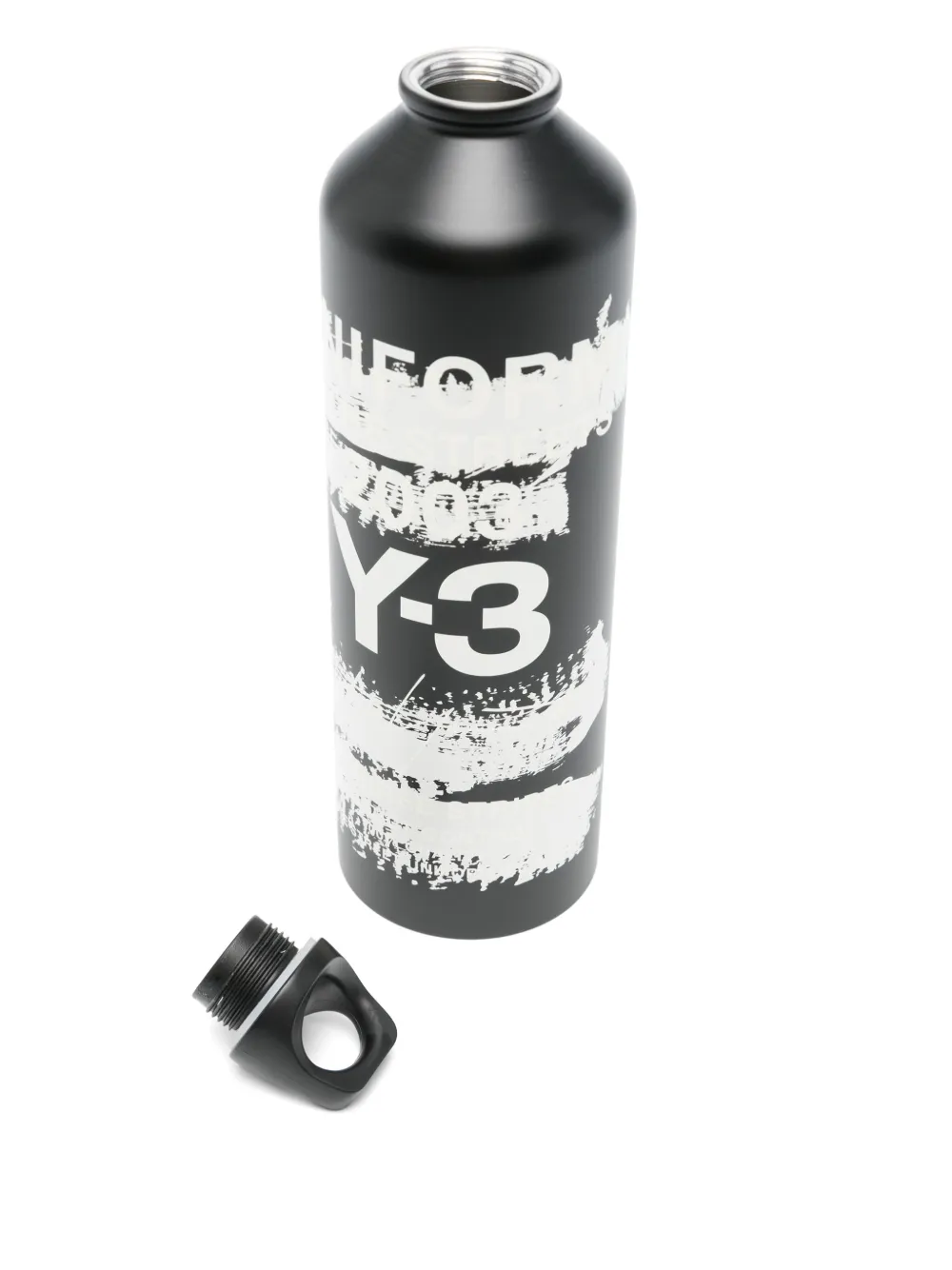 Y-3 Logo-embellished Water Bottle In Black