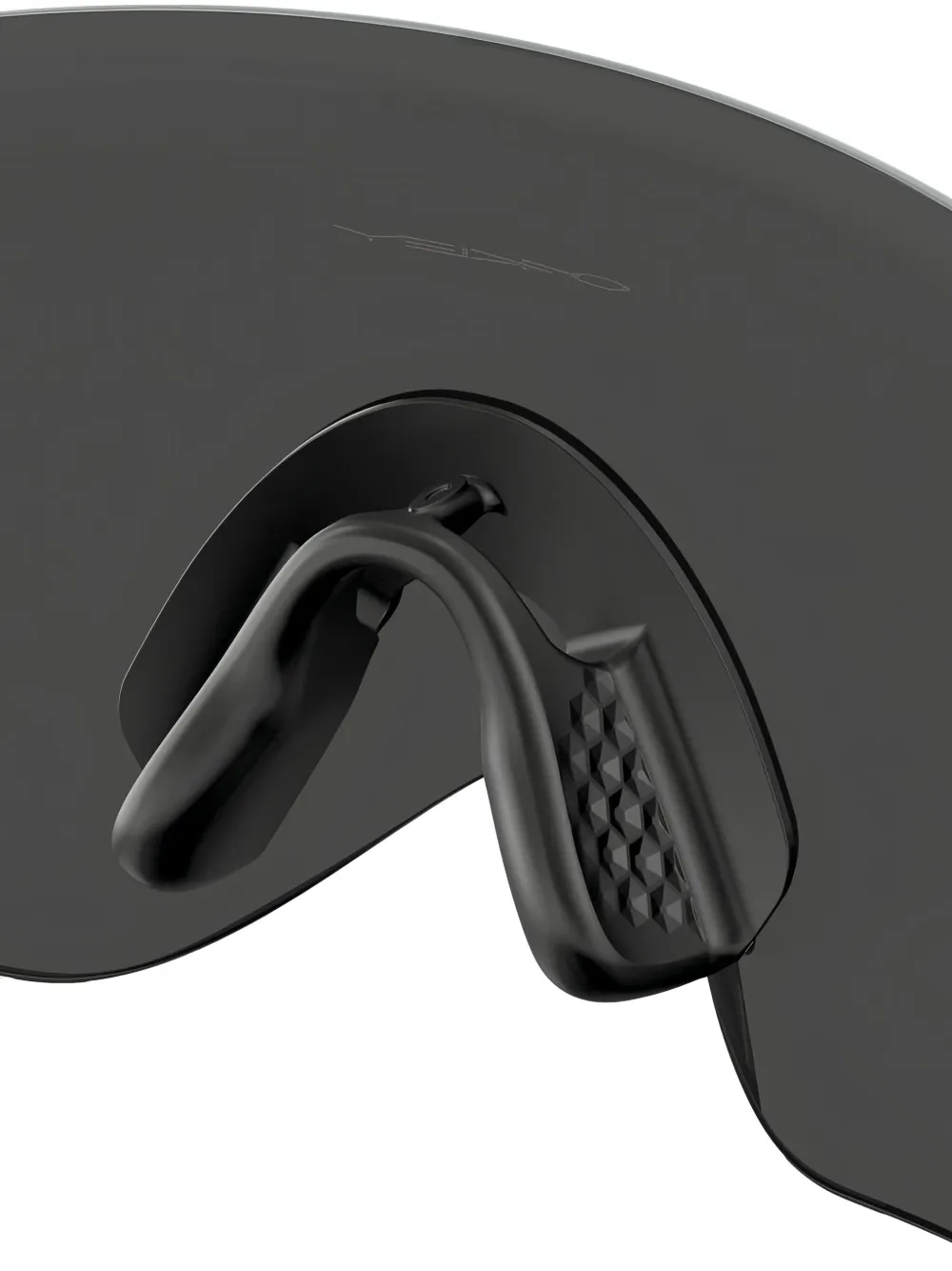 Oakley Zonnebril met schild montuur Zwart