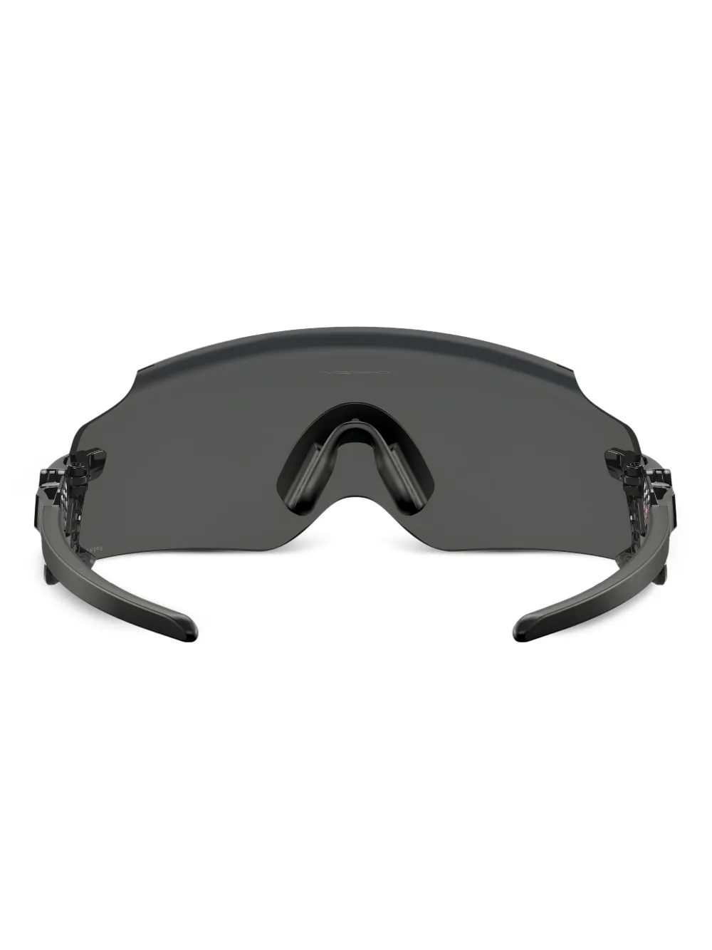 Oakley Zonnebril met schild montuur Zwart
