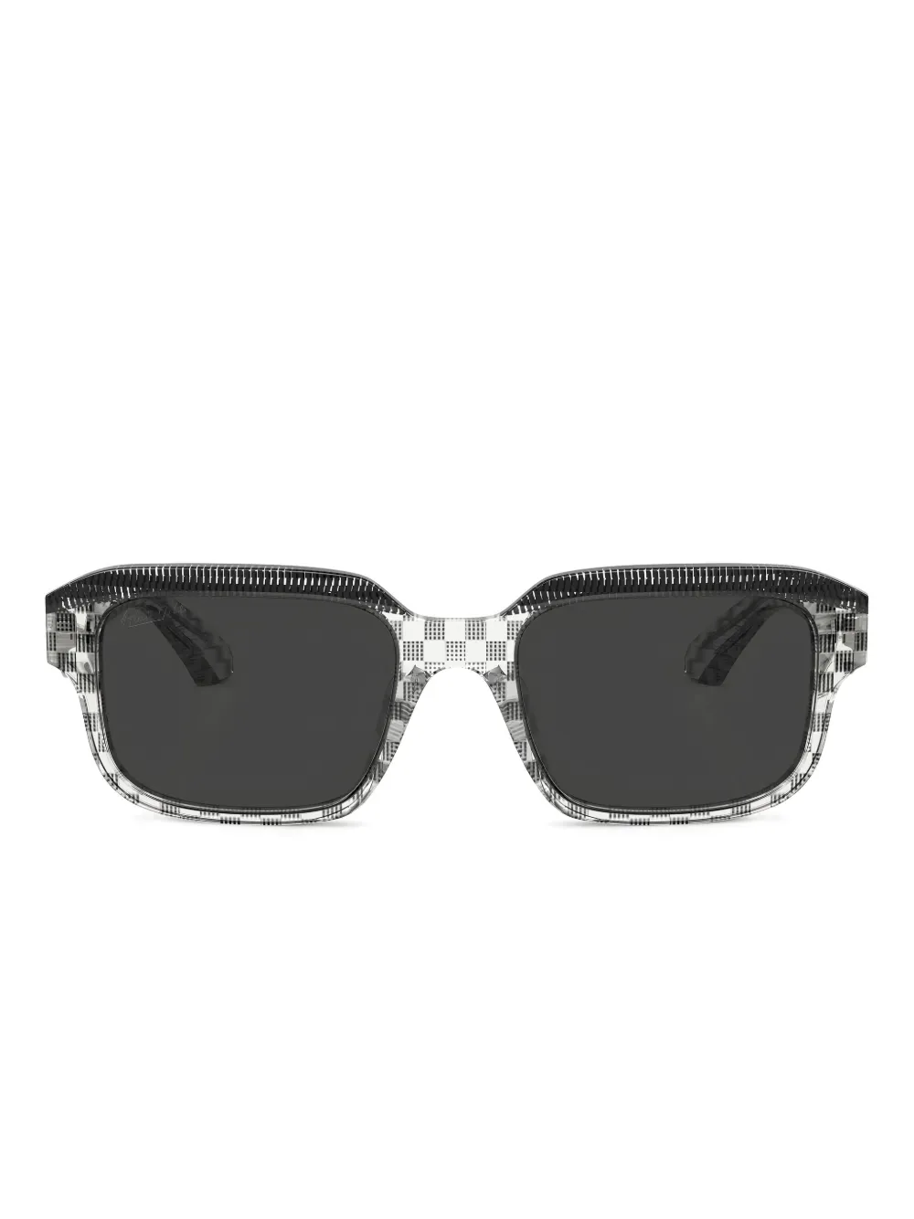 Alain Mikli Blazer xadrez com abotoamento | Cinza | Image 1
