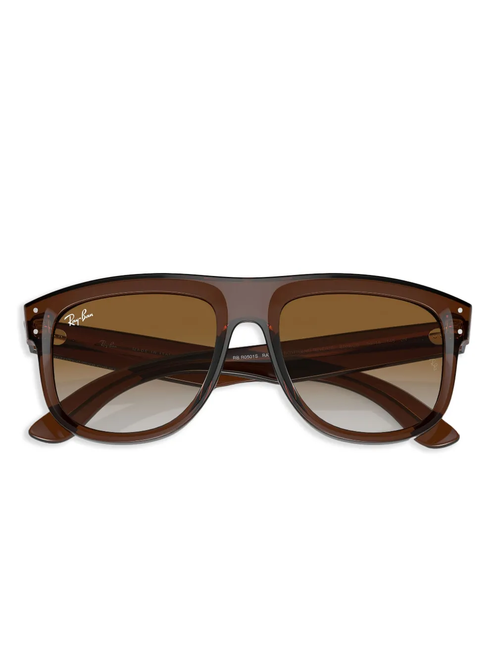 Ray-Ban Boyfriend Reverse サングラス | ブラウン | FARFETCH JP