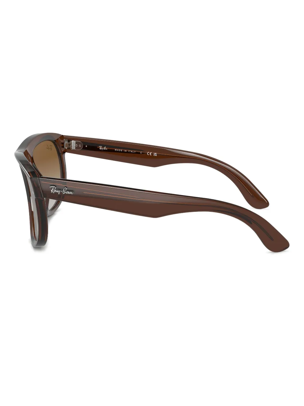 Ray-Ban Boyfriend Reverse zonnebril met gekleurde glazen Bruin