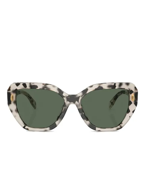 Tory Burch Óculos de sol com placa de logo