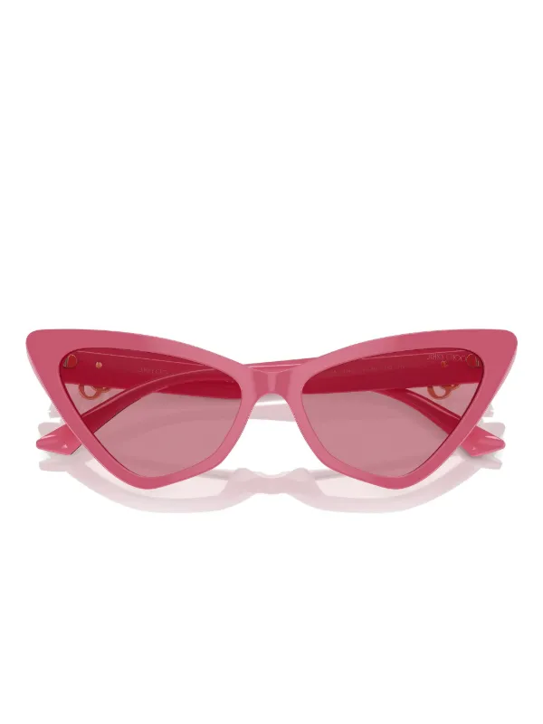 Jimmy Choo Eyewear Sol サングラス | ピンク | FARFETCH JP
