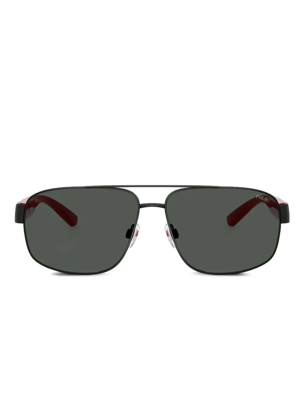 POLO RALPH LAUREN EYEWEAR Occhiali da sole con stampa - Nero