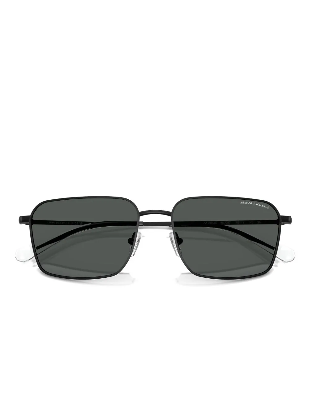  Armani Exchange Square Sunglasses - Black 