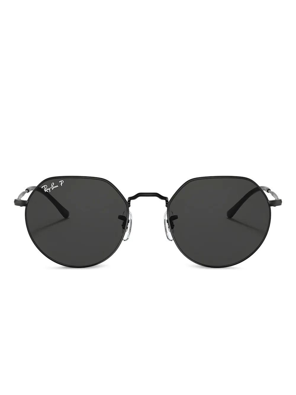Ray-Ban round-frame sunglasses | Black | Image 1