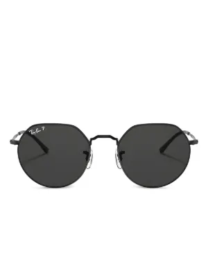 Ray-Ban オーバルフレーム サングラス | ブラック | FARFETCH JP