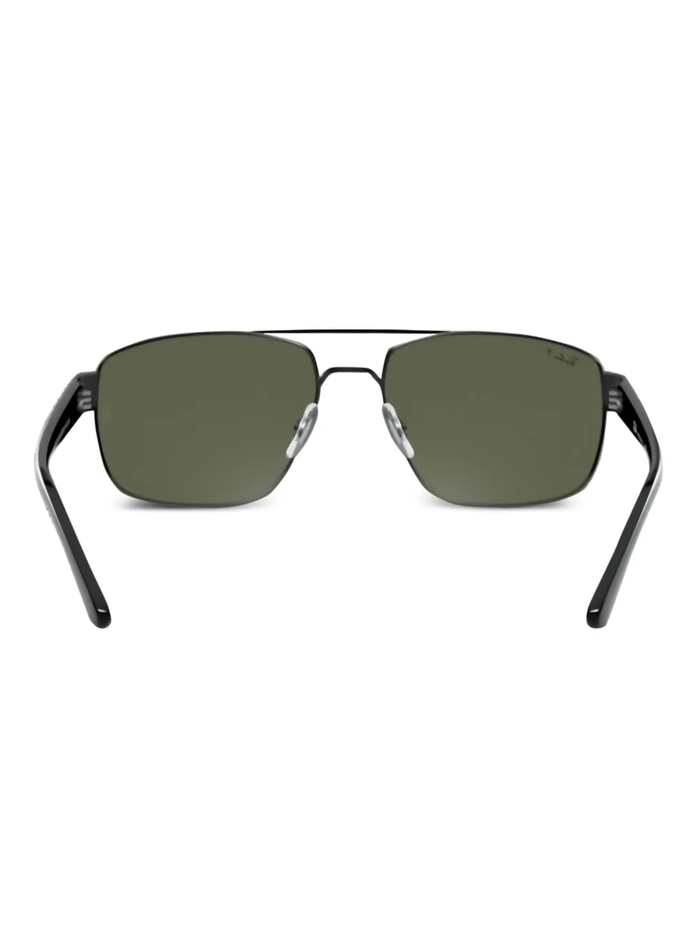 Ray-Ban Zonnebril met rechthoekig montuur Zwart
