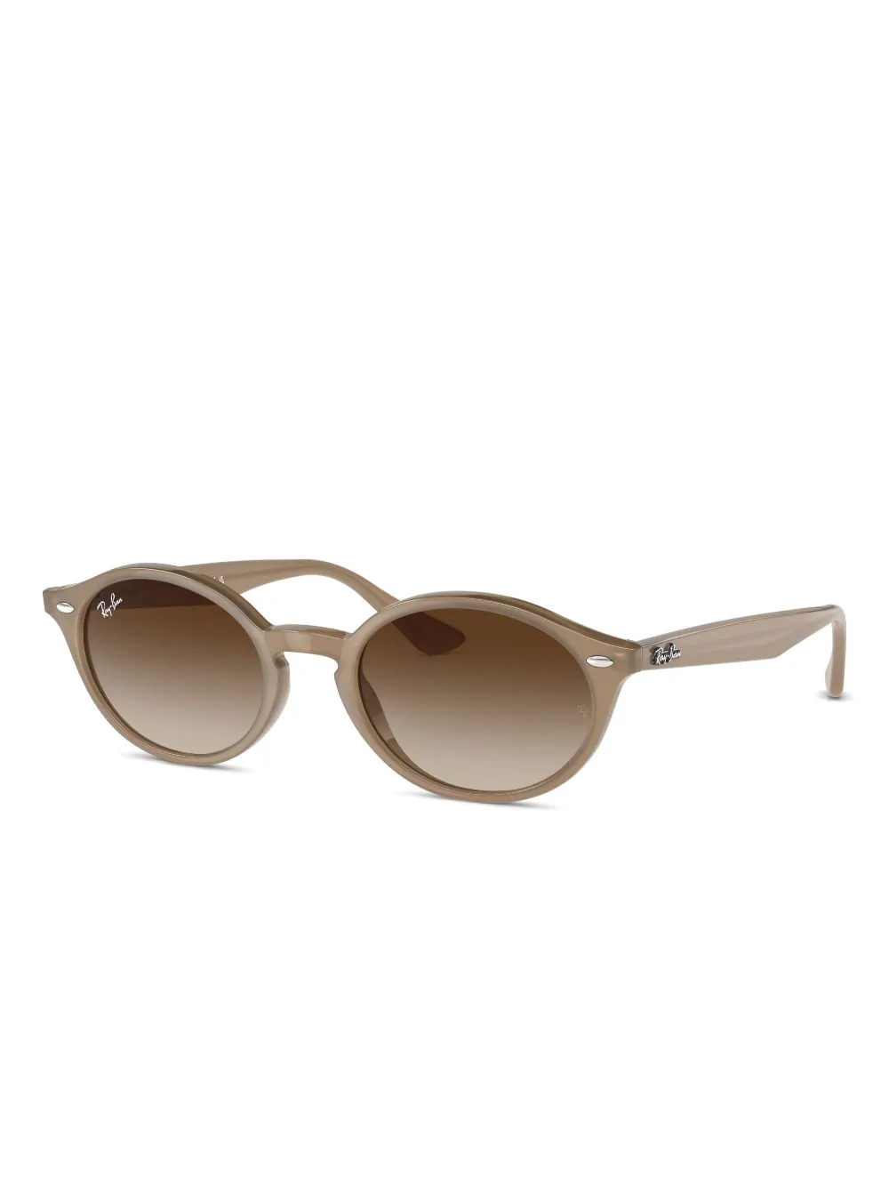 Ray-Ban Zonnebril met rond montuur - Bruin