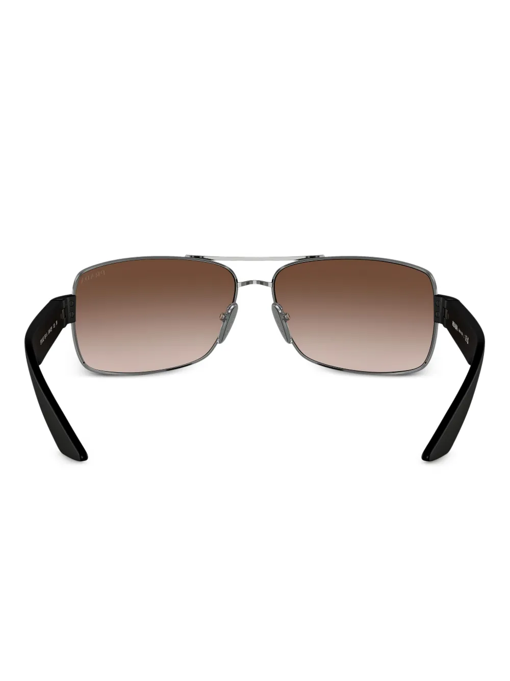 Prada Eyewear Zonnebril met piloten montuur Zilver