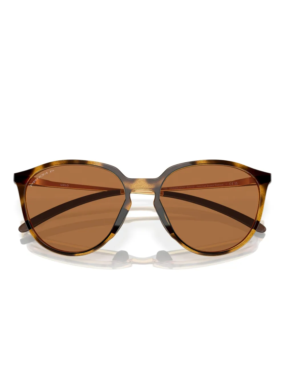 Oakley Zonnebril met rond montuur Bruin