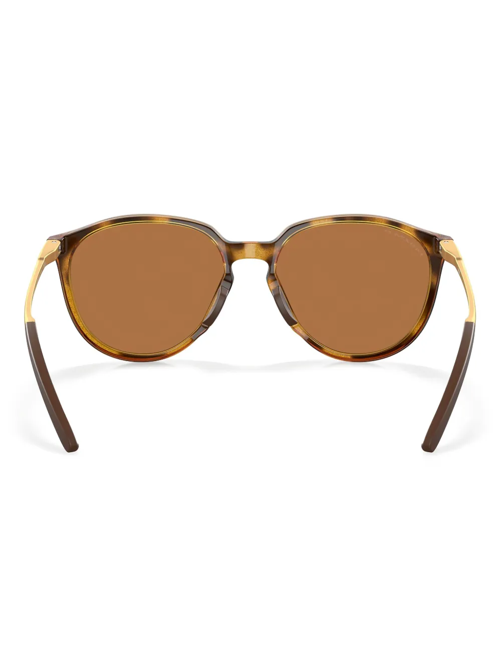 Oakley Zonnebril met rond montuur Bruin