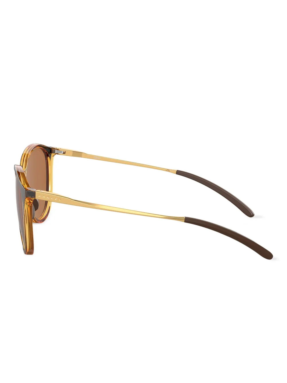 Oakley Zonnebril met rond montuur Bruin