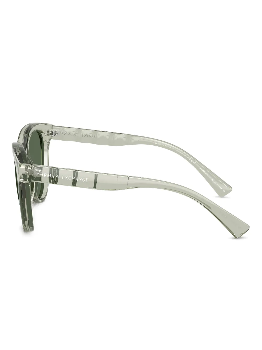 Armani Exchange Zonnebril met cat-eye montuur Groen