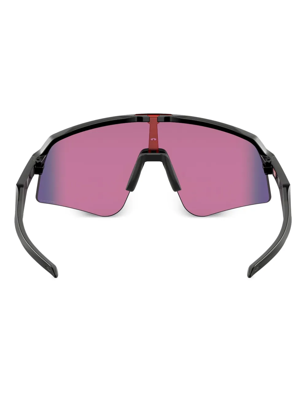 Oakley Zonnebril met schild montuur Zwart