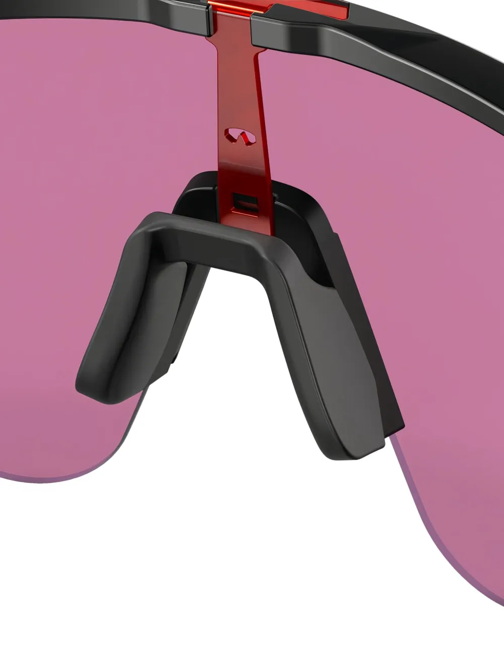 Oakley Zonnebril met schild montuur Zwart