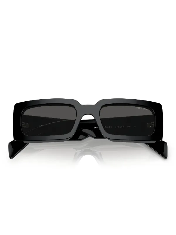 PRADA オーバーサイズサングラス ブラック Prada Eyewear オーバーサイズ サングラス | ブラック | FARFETCH JP