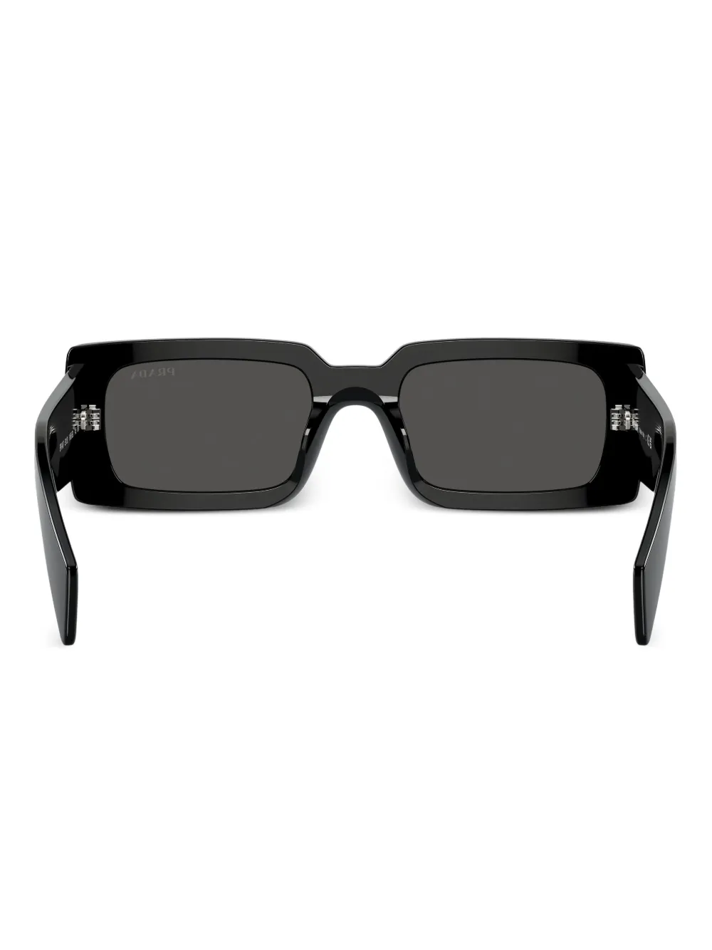Prada Eyewear Zonnebril met oversized montuur en logo Zwart