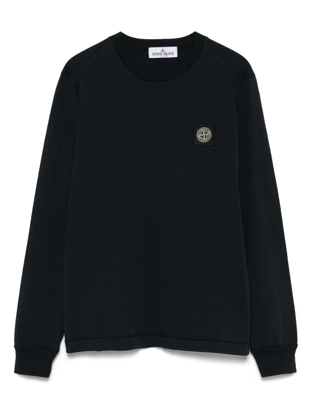 Stone Island Junior T-shirt met Compass-logopatch Blauw