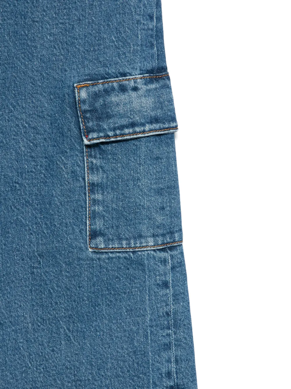 Calvin Klein Kids Jeans met wijde pijpen Blauw