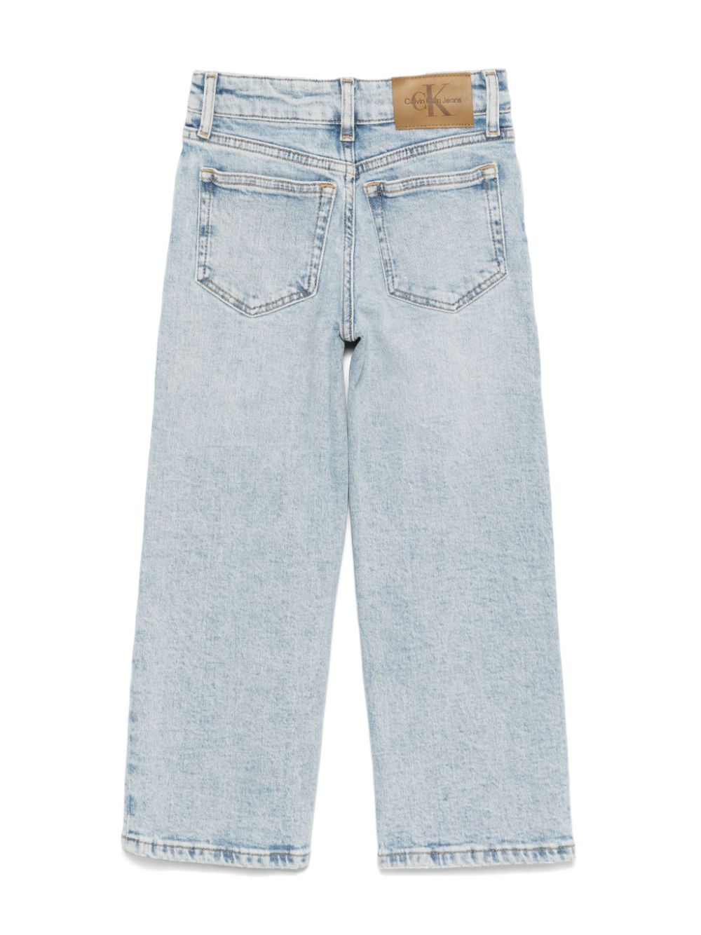 Calvin Klein Kids Straight jeans - Blauw