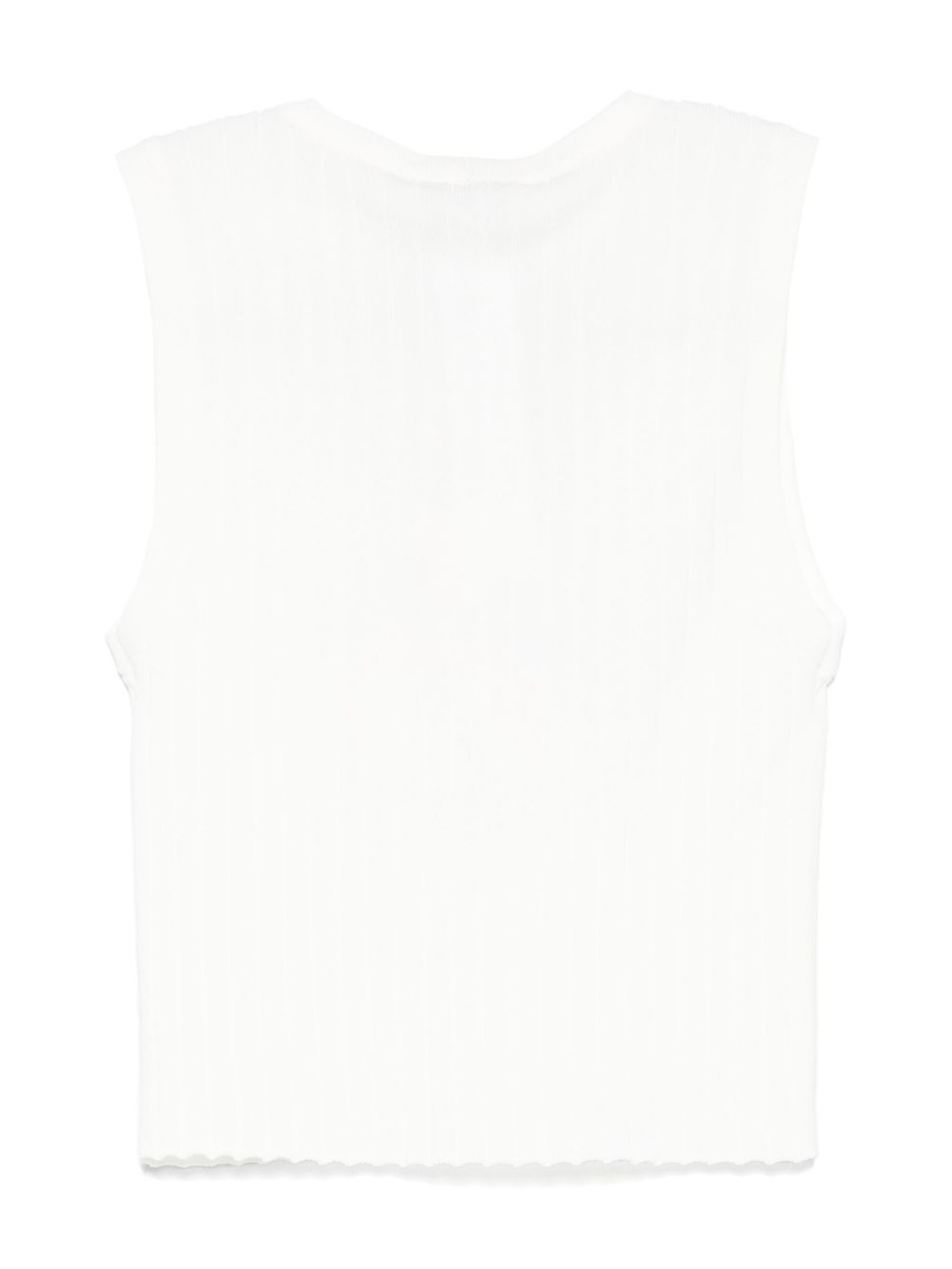 TWINSET Kids ribbed tank top - Wit