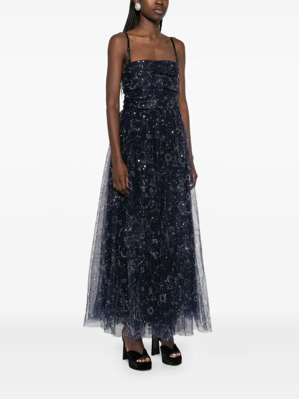 STAUD, Bettina Dress in Zodiac Constellation, Size 12