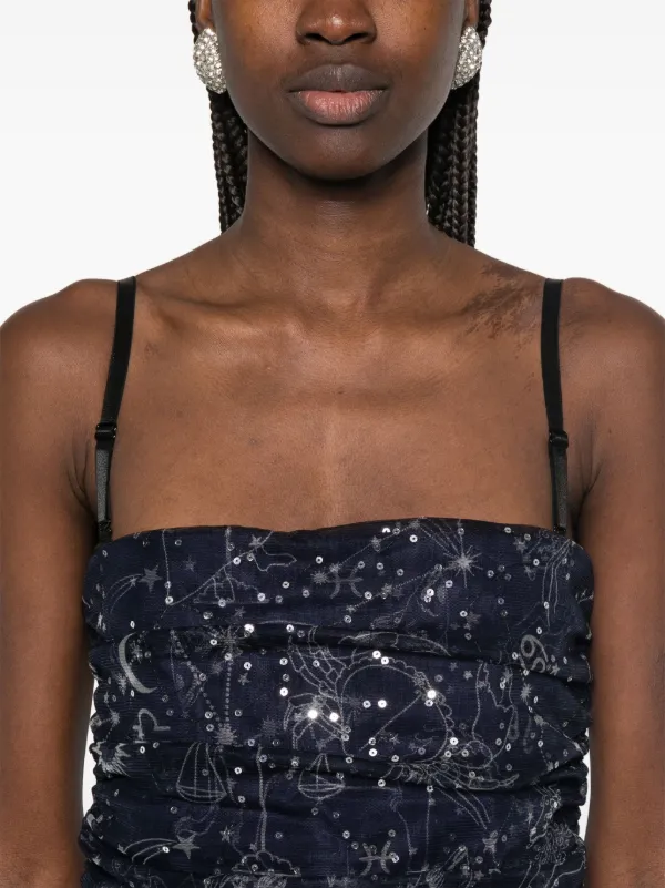 STAUD, Bettina Dress in Zodiac Constellation, Size 10 STAUD, Bettina Dress in Zodiac Constellation, Size 10