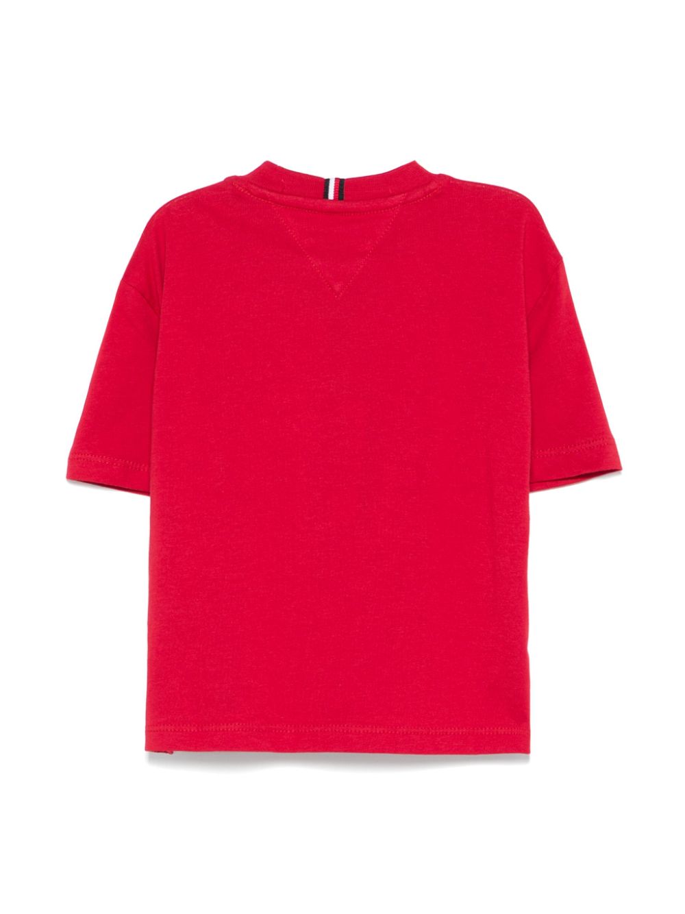 Tommy Hilfiger Junior T-shirt met geborduurd logo - Rood