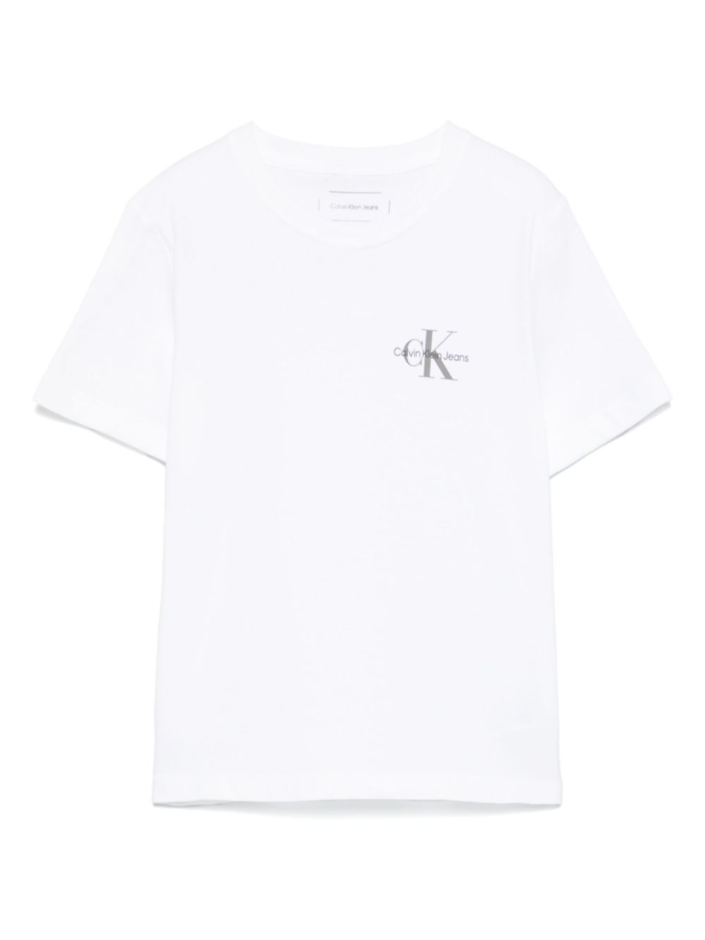 Calvin Klein Kids mono-logo short-sleeve T-shirt - White